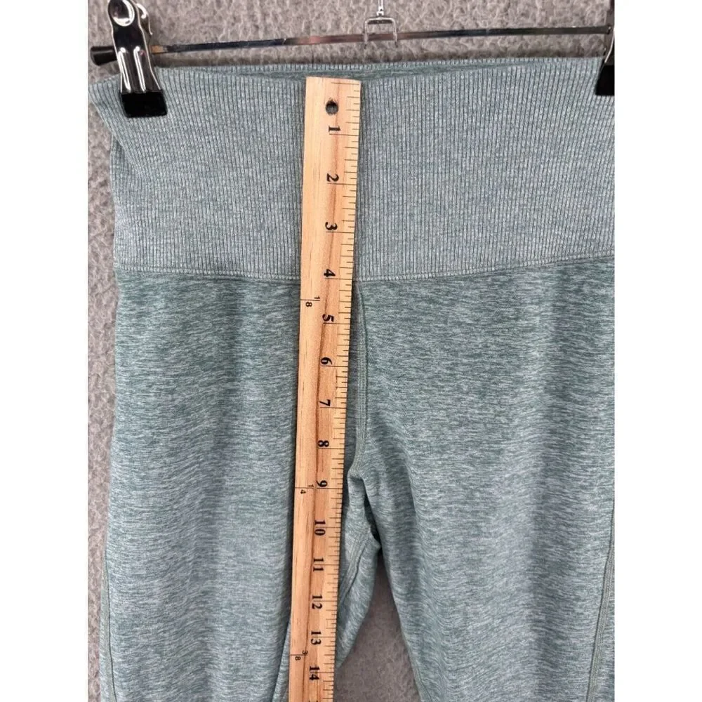 Alo Yoga Alosoft High Waist Lounge Leggings in Seagrass Green, size XS.